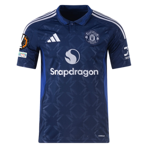 adidas Manchester United Away Jersey w/ Europa League Patches 24/25 (Night Indigo)