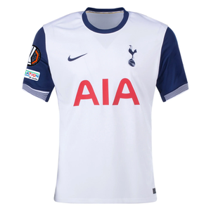 Nike Tottenham Home Jersey w/ Europa League Patches 24/25 (White/Binary Blue)