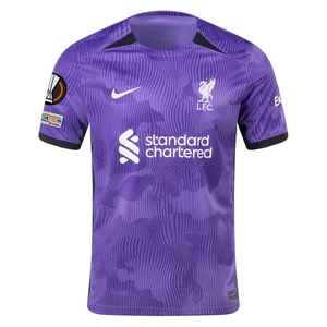 Nike Liverpool Third Jersey w/ Europa League Patches 23/24 (Space Purple/White)