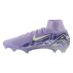 Nike United Zoom Superfly 10 Elite FG Soccer Cleats (Purple Agate/Barely Volt)