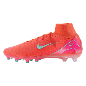 Nike Zoom Superfly 10 Elite AG-Pro Soccer Cleats (Ember Glow/Aurora Green)