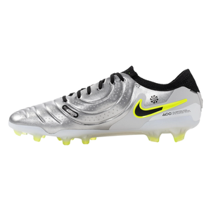 Nike Legend 10 Pro FG Soccer Cleats (Metallic Silver/Black-Volt)