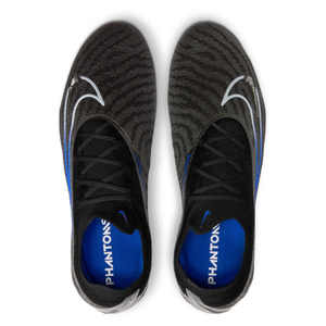 Nike Phantom GX Elite AG-Pro Soccer Cleats (Black/Chrome-Hyper Royal)