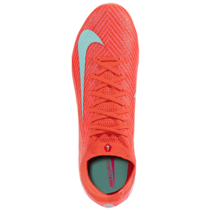 Nike Zoom Superfly 10 Elite AG-Pro Soccer Cleats (Ember Glow/Aurora Green)