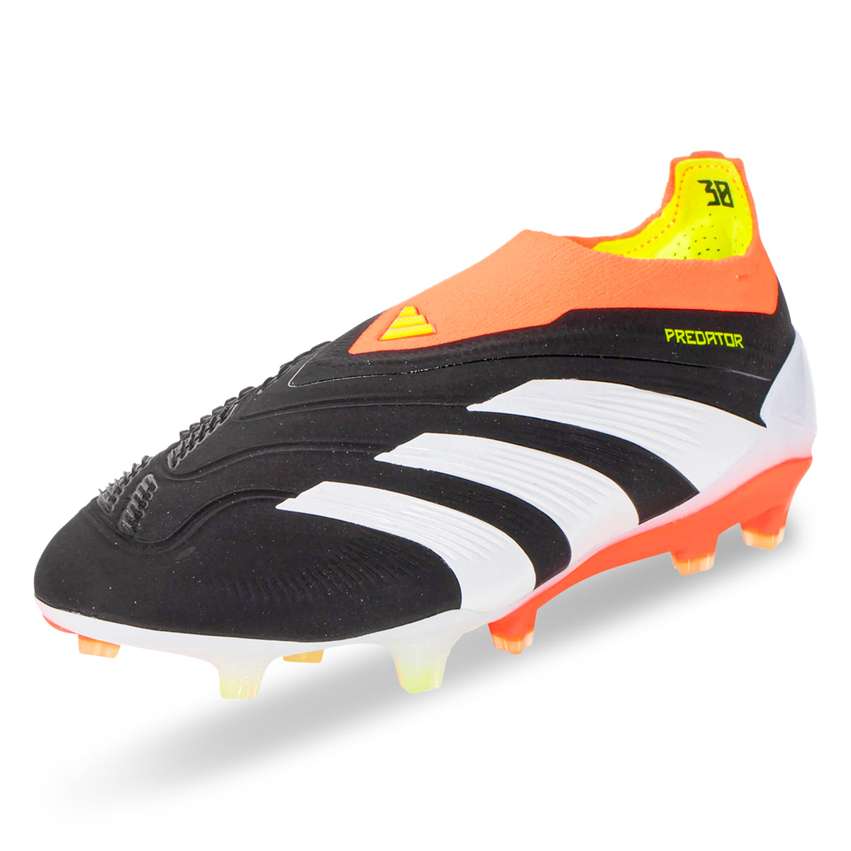 adidas Predator Elite LL FG Soccer Cleats (Black/Solar Red)