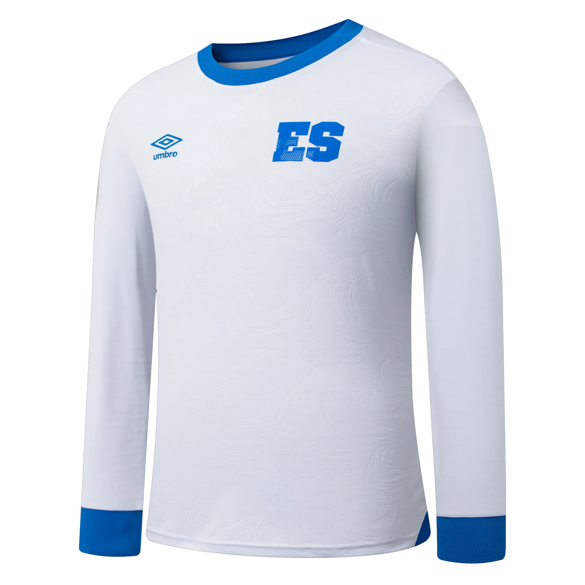 Umbro El Salvador Long Sleeve Away Jersey 25/26 (White)