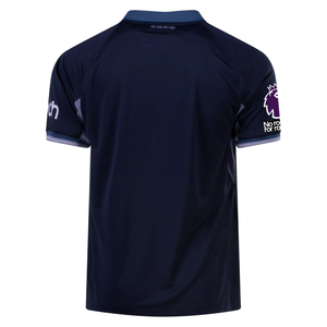 Nike Tottenham Away Jersey w/ EPL + No Room For Racism Patches 23/24 (Rine/Mystic Navy/Iron Purple)