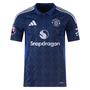 adidas Manchester United Kobbie Mainoo Away Jersey w/ EPL Patch 24/25 (Night Indigo)