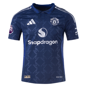 adidas Manchester United Authentic Bruno Fernandes Away w/ EPL Patch 24/25 (Night Indigo)