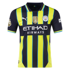 Puma Manchester City Away Jersey w/ EPL + Club World Cup Patch 24