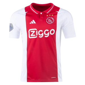 adidas Ajax Home Jersey w/ Eredivise Patch 24/25 (Red/White)