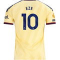 adidas Men's Arsenal FC Eberechi Eze Third Jersey w/ EPL + No Room For Racism Patches 26/27 (Yellow)