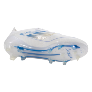 adidas F50 Elite FG Soccer Cleats (White/Metallic/Blue)