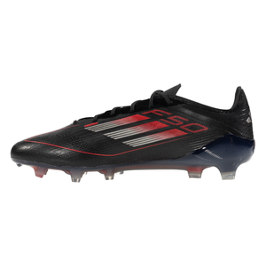 adidas F50 Elite FG Soccer Cleats (Black/Iron Metallic/Lucid Red)