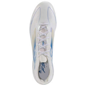 adidas F50 Elite FG Soccer Cleats (White/Metallic/Blue)