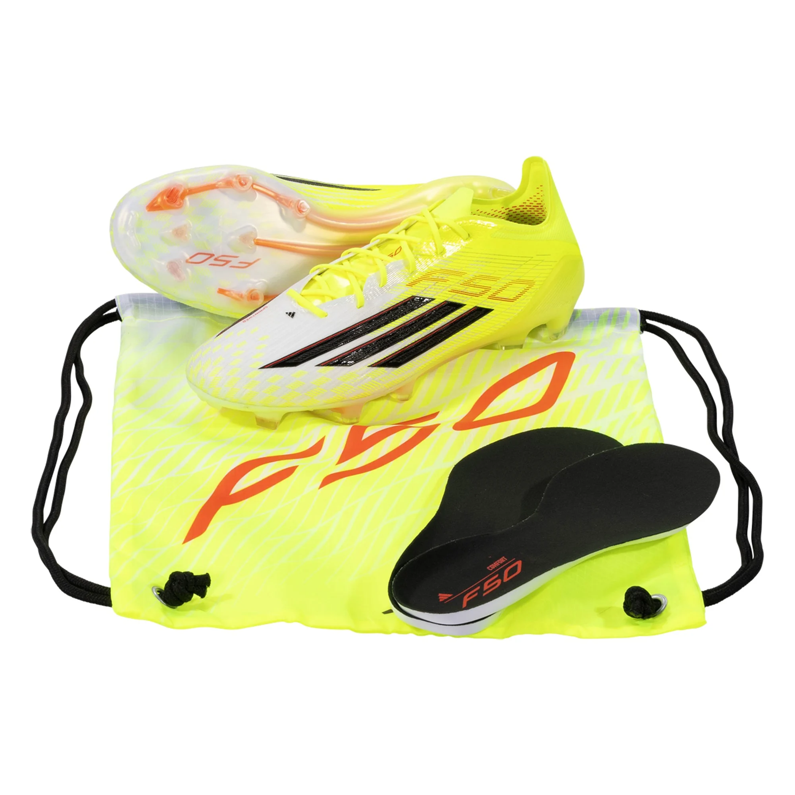 adidas F50 Elite FG Soccer Cleats (Team Solar Yellow/Black)