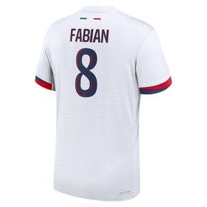 Nike Paris Saint-Germain Authentic Fabián Ruiz Away Jersey 24/25 (White/Midnight Navy)