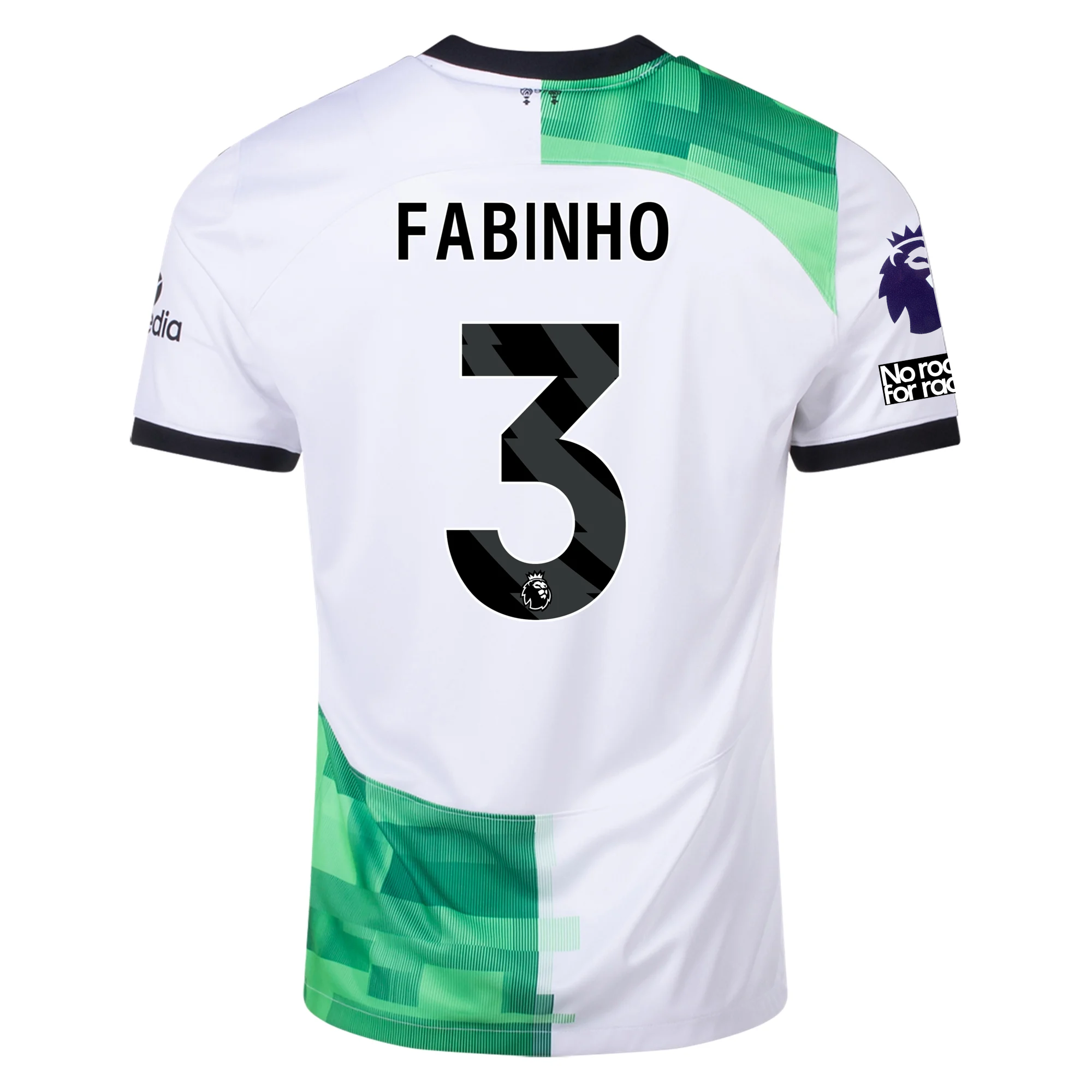 Nike Liverpool Away Fabinho Jersey w EPL No Room For Racism Patches Soccer Wearhouse