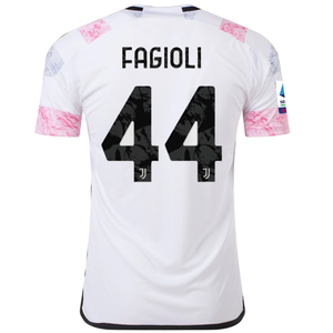 adidas Juventus Fagioli Away Jersey w/ Serie A 23/24 (White)