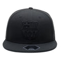 Fan Ink Barcelona Gorro Ajustable con Pico Plano (Negro)