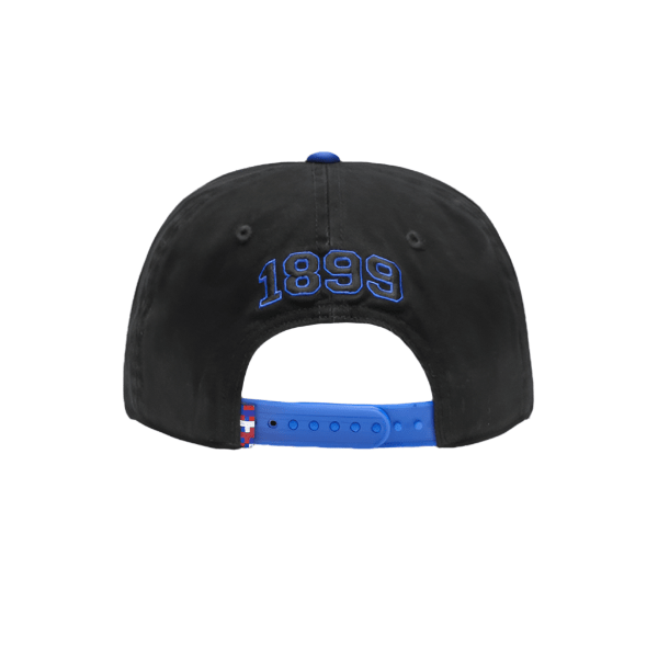 Fan Ink Barcelona Wander Snapback Adjustable Hat (Black/Blue) | SoccerWearhouse