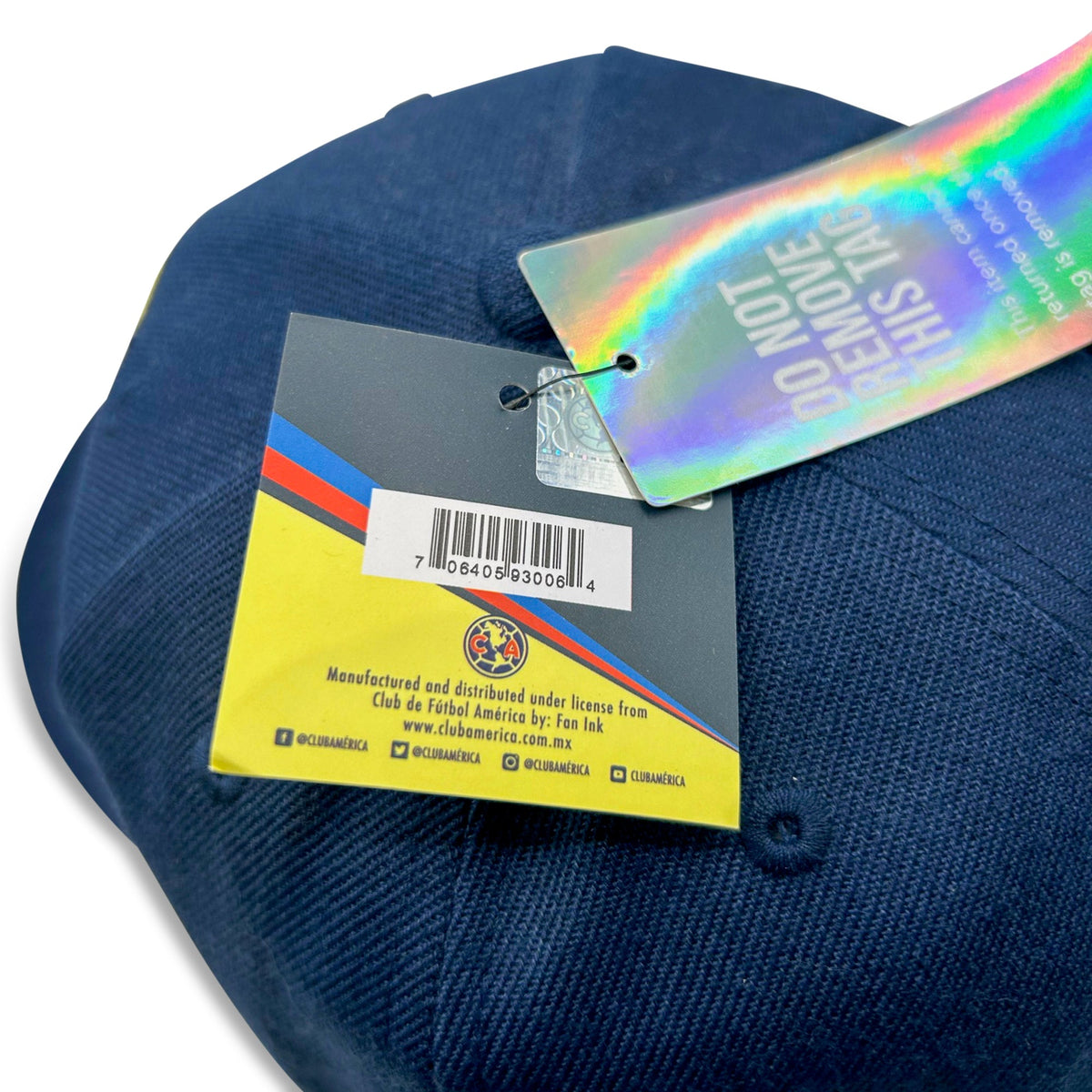 Fan Ink Club America 105 Years Snapback Hat (Navy) | SoccerWearhouse