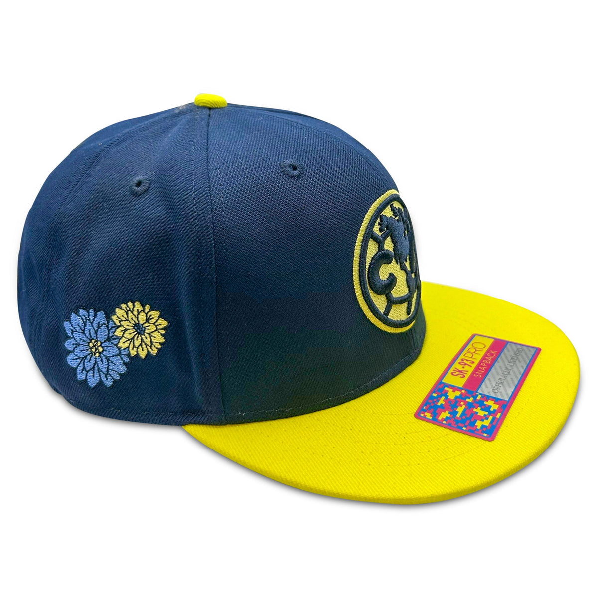 Fan Ink Club America Dia De Los Muertos Hat (Navy/Yellow) | SoccerWearhouse