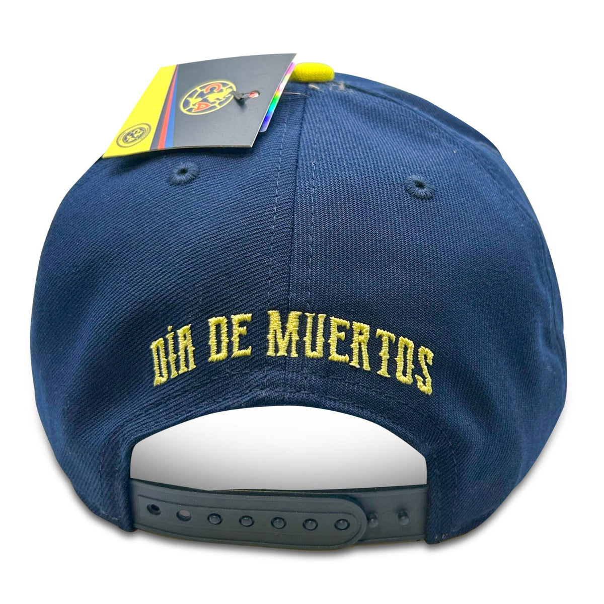 Fan Ink Club America Dia De Los Muertos Hat (Navy/Yellow) | SoccerWearhouse