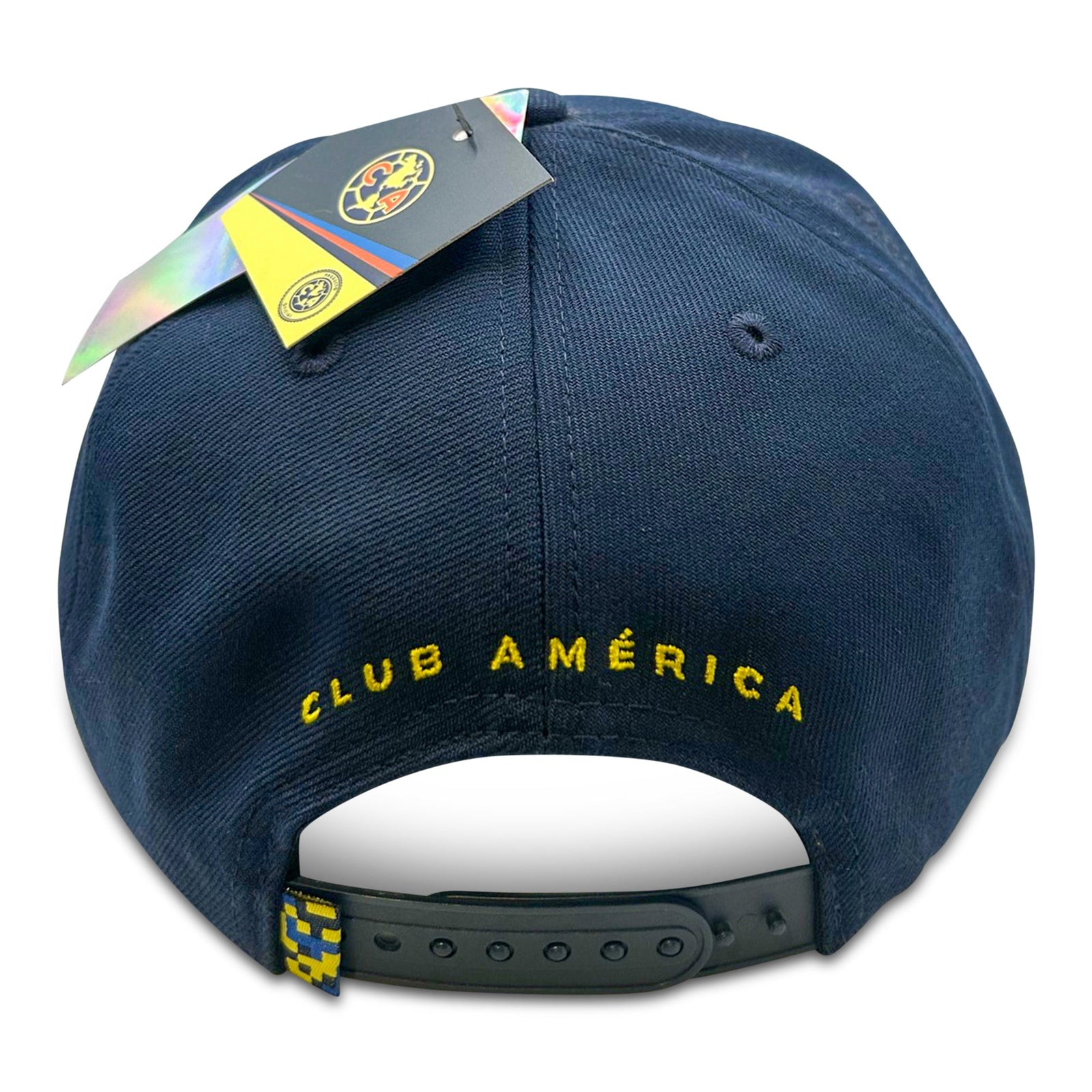 Fan Ink Club America Eclipse Snapback Hat (Navy/Yellow) | SoccerWearhouse