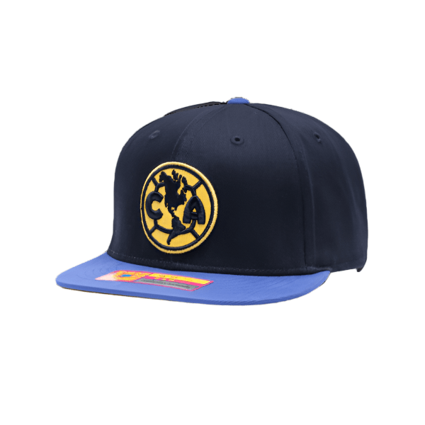 Fan Ink Club America Evolve Snapback Adjustable Hat (Navy/Blue) | SoccerWearhouse