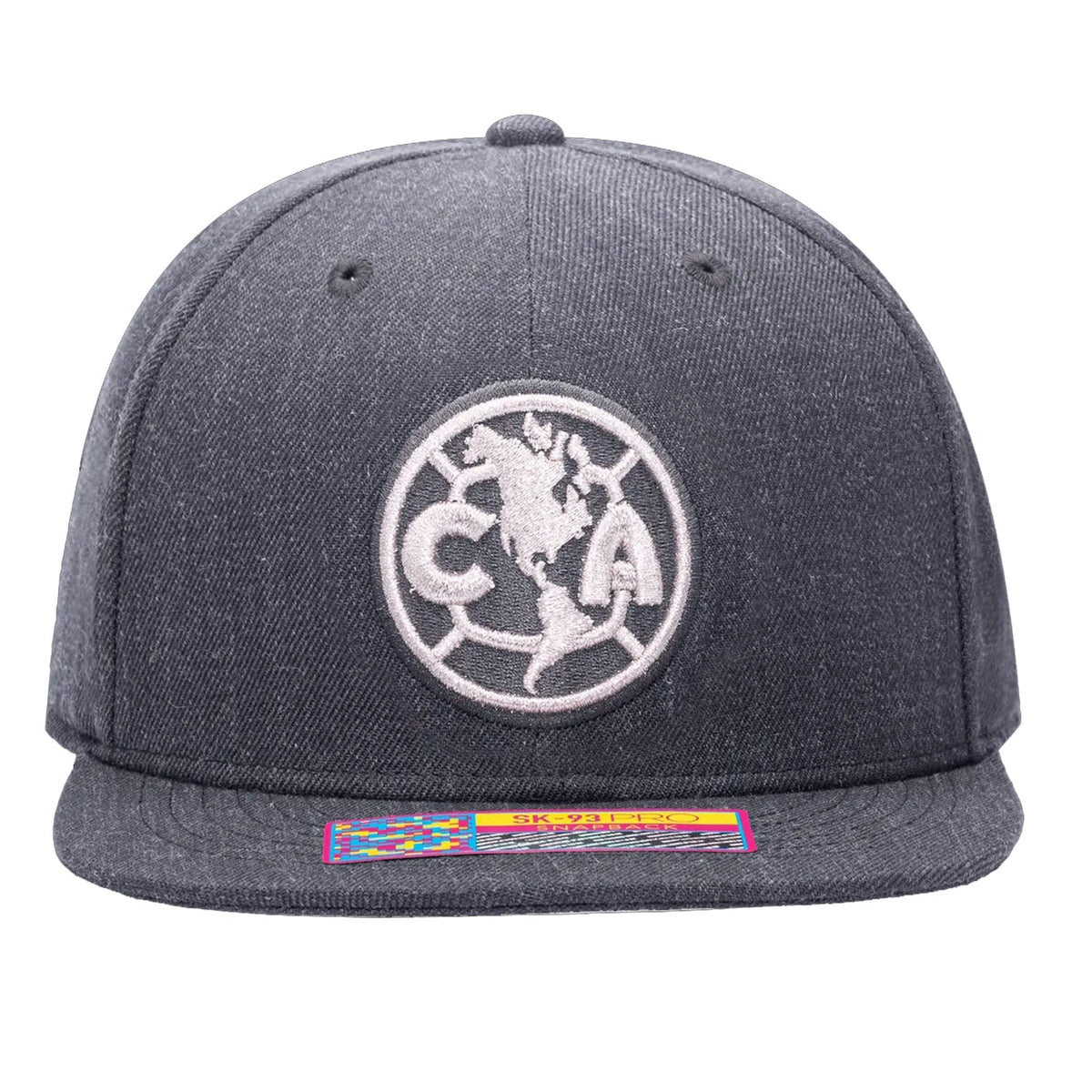 Fan Ink Club America Platinum Snapback Hat (Grey) | SoccerWearhouse