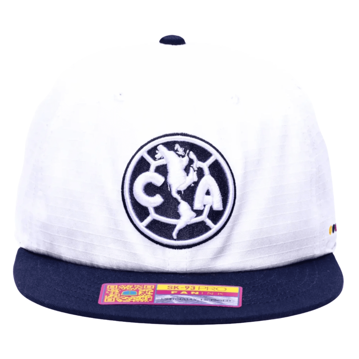 Fan Ink Club America Swingman Snapback Hat (White/Navy) | SoccerWearhouse
