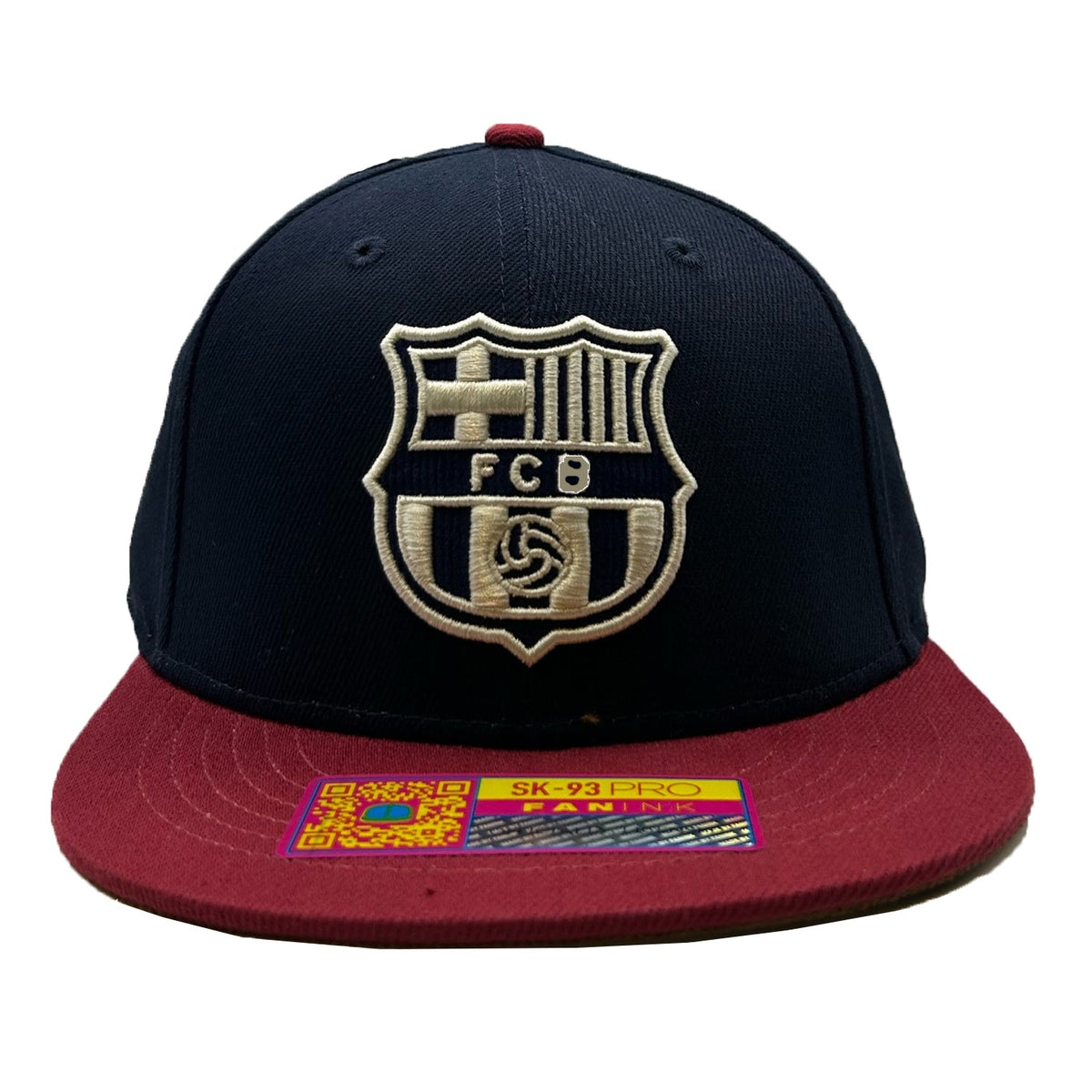 Fan Ink FC Barcelona Evolve Snapback Hat (Navy/White/Maroon) | SoccerWearhouse