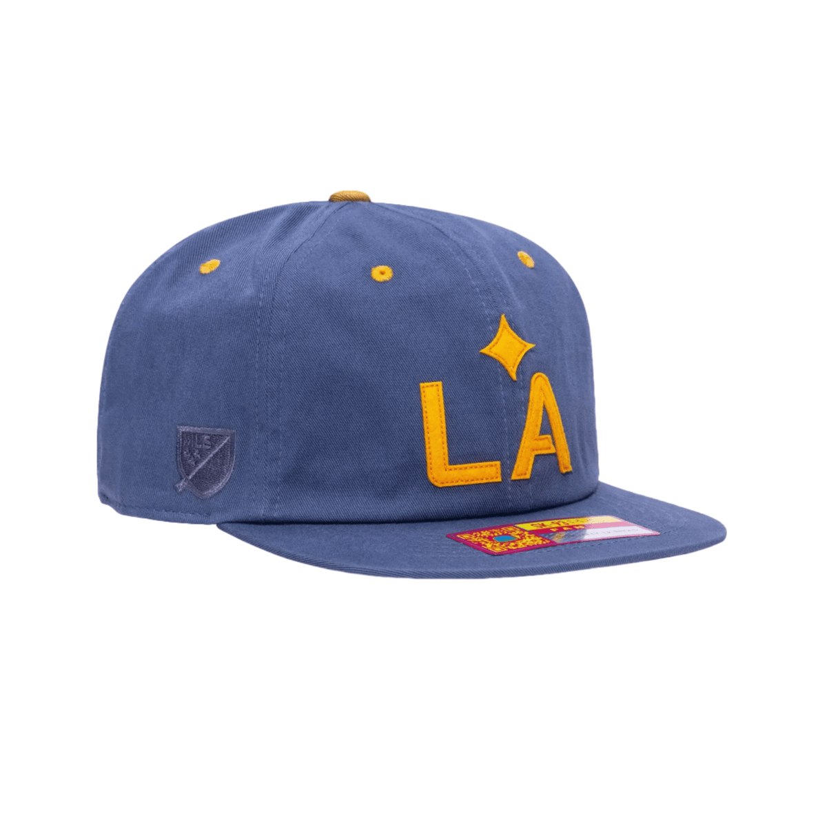 Fan Ink LA Galaxy Bankroll Coral Snapback Hat (Dark Blue) | SoccerWearhouse