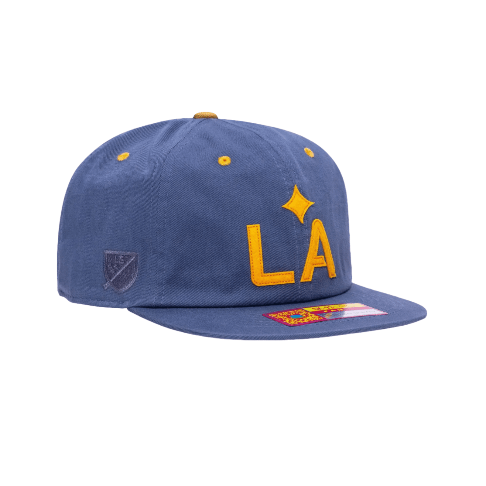 Fan Ink LA Galaxy Bankroll Coral Snapback Hat (Dark Blue) | SoccerWearhouse
