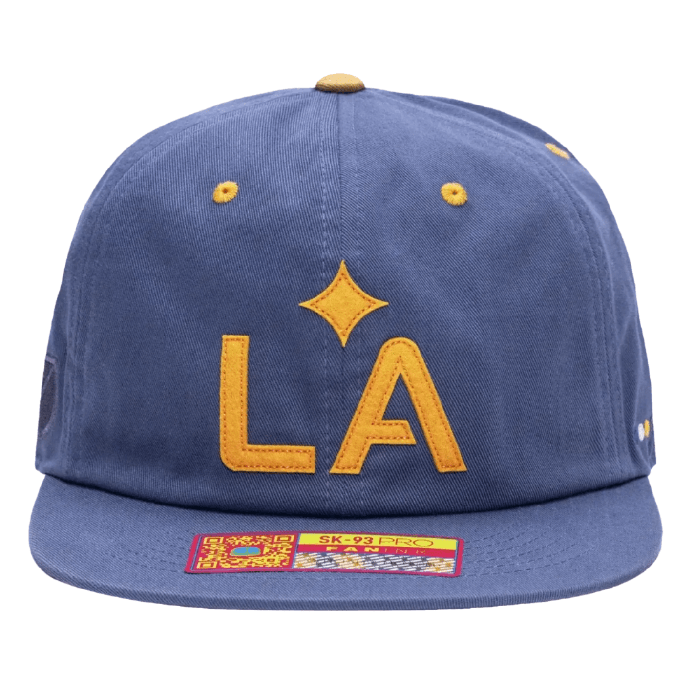 Fan Ink LA Galaxy Bankroll Coral Snapback Hat (Dark Blue) | SoccerWearhouse