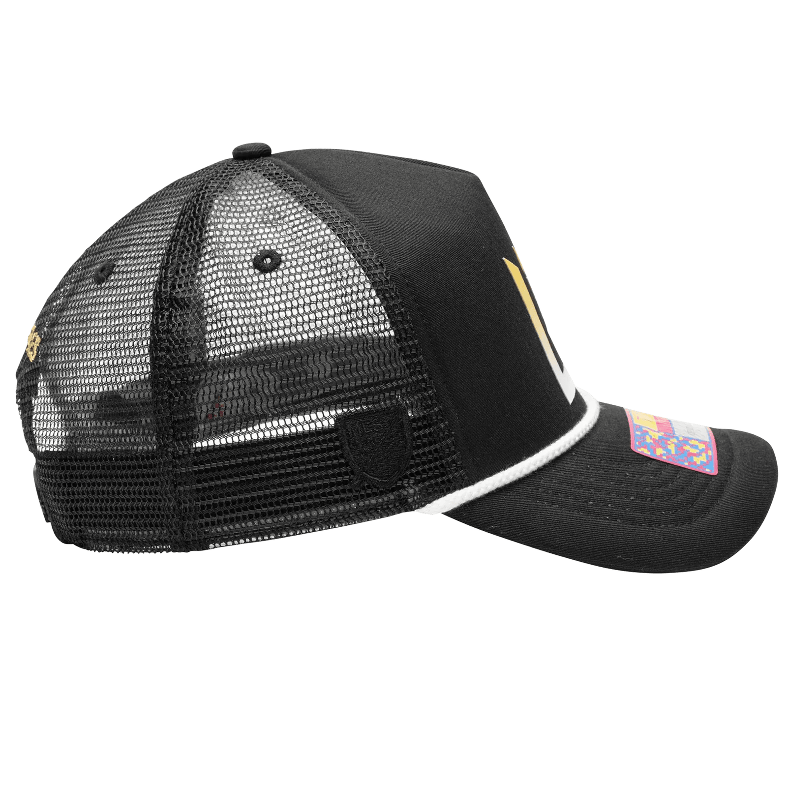 Fan Ink LAFC Atmosphere Trucker Hat (Black/Gold) | SoccerWearhouse