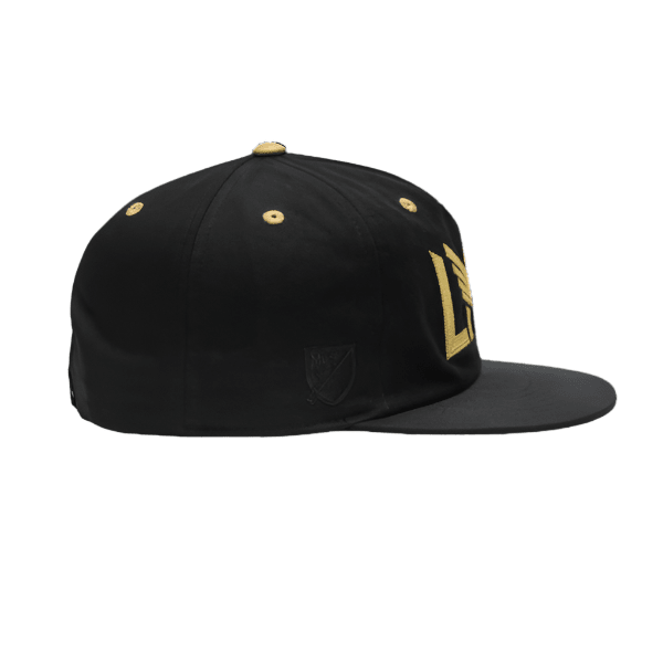 Fan Ink LAFC Los Angeles FC Bankroll Snapback Hat (Black/Gold) | SoccerWearhouse