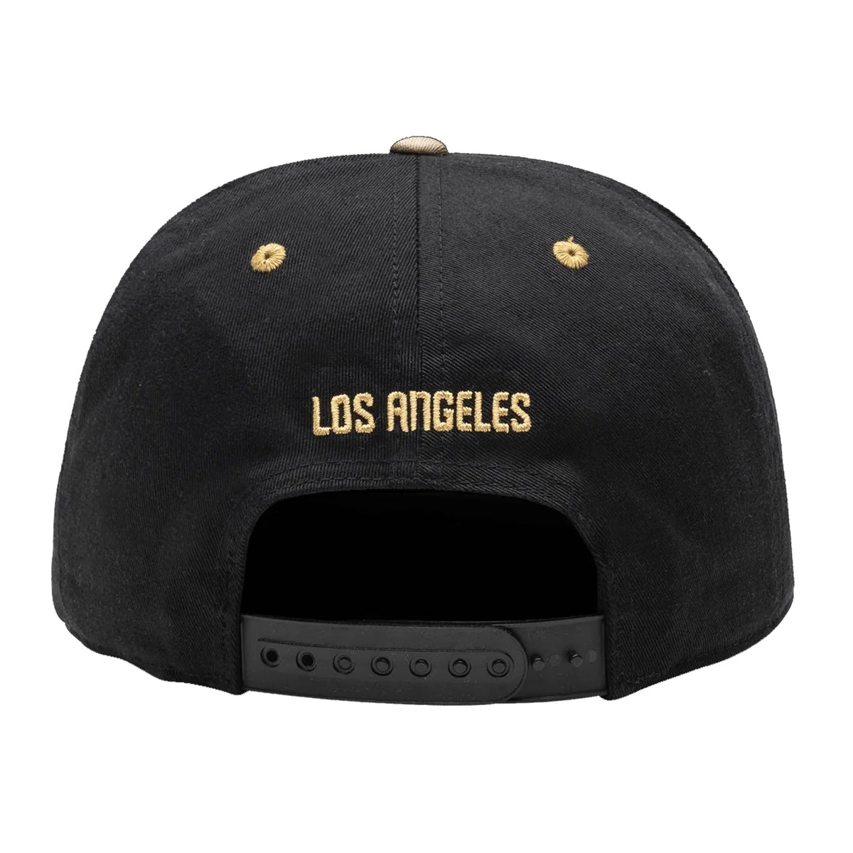Fan Ink Los Angeles FC Bankroll Wing Snapback Hat (Black/Gold) | SoccerWearhouse