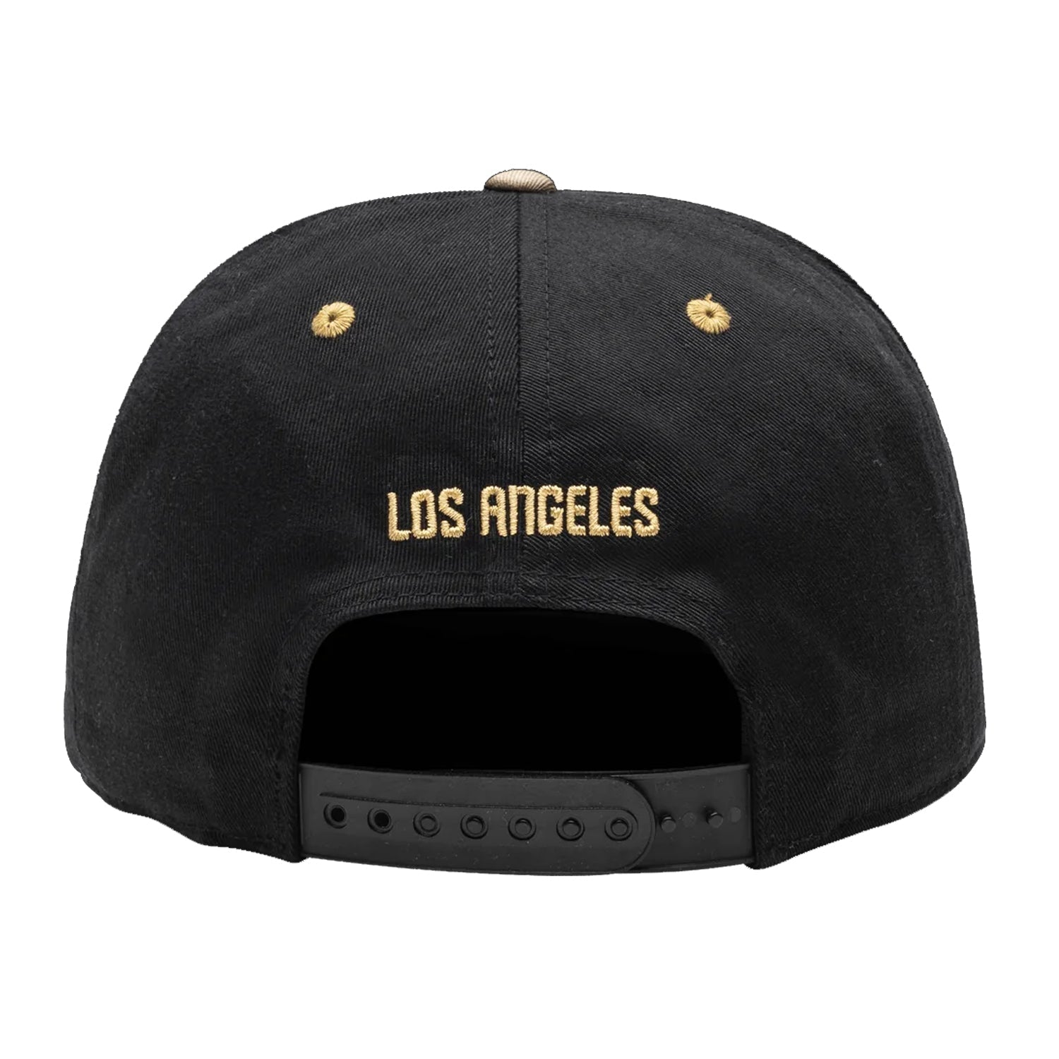 Fan Ink Los Angeles FC Bankroll Wing Snapback Hat (Black/Gold) | SoccerWearhouse