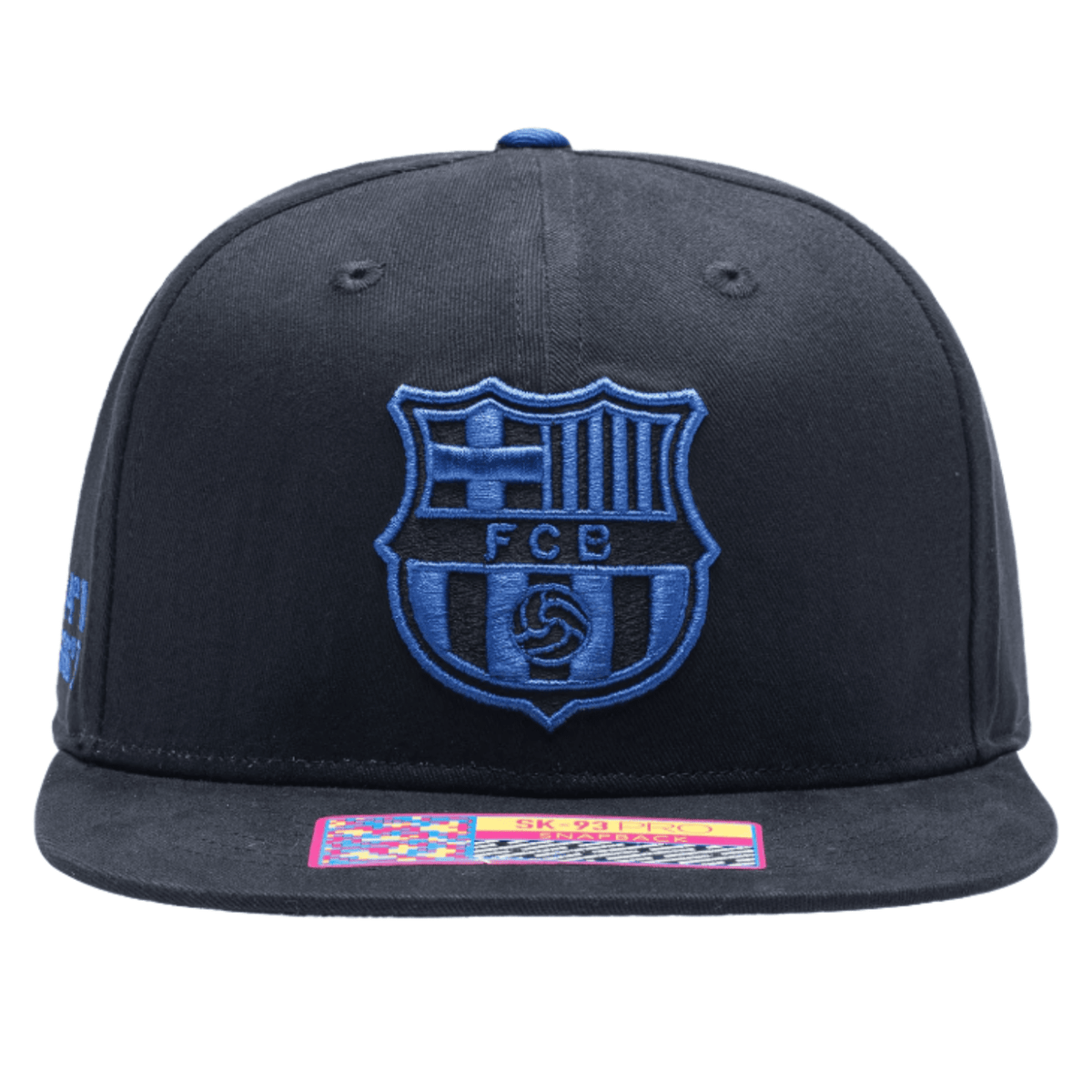 Fan Ink Manchester City Locale Snapback Adjustable Hat (Black/Blue) | SoccerWearhouse