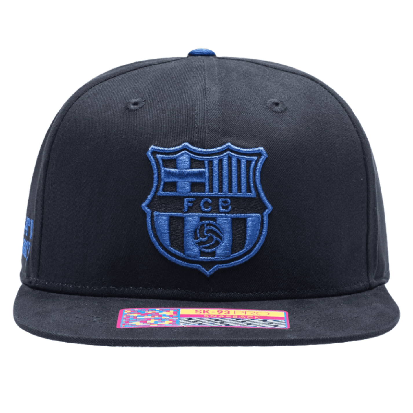 Fan Ink Manchester City Locale Snapback Adjustable Hat (Black/Blue) | SoccerWearhouse