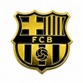 FC Barcelona Gold Enamel Pin