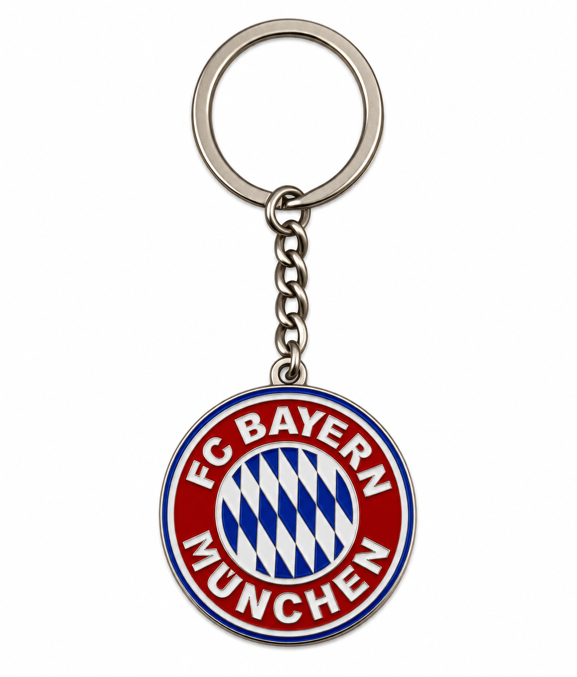 FC Bayern Munich Double Sided Metal Crest Keychain | SoccerWearhouse