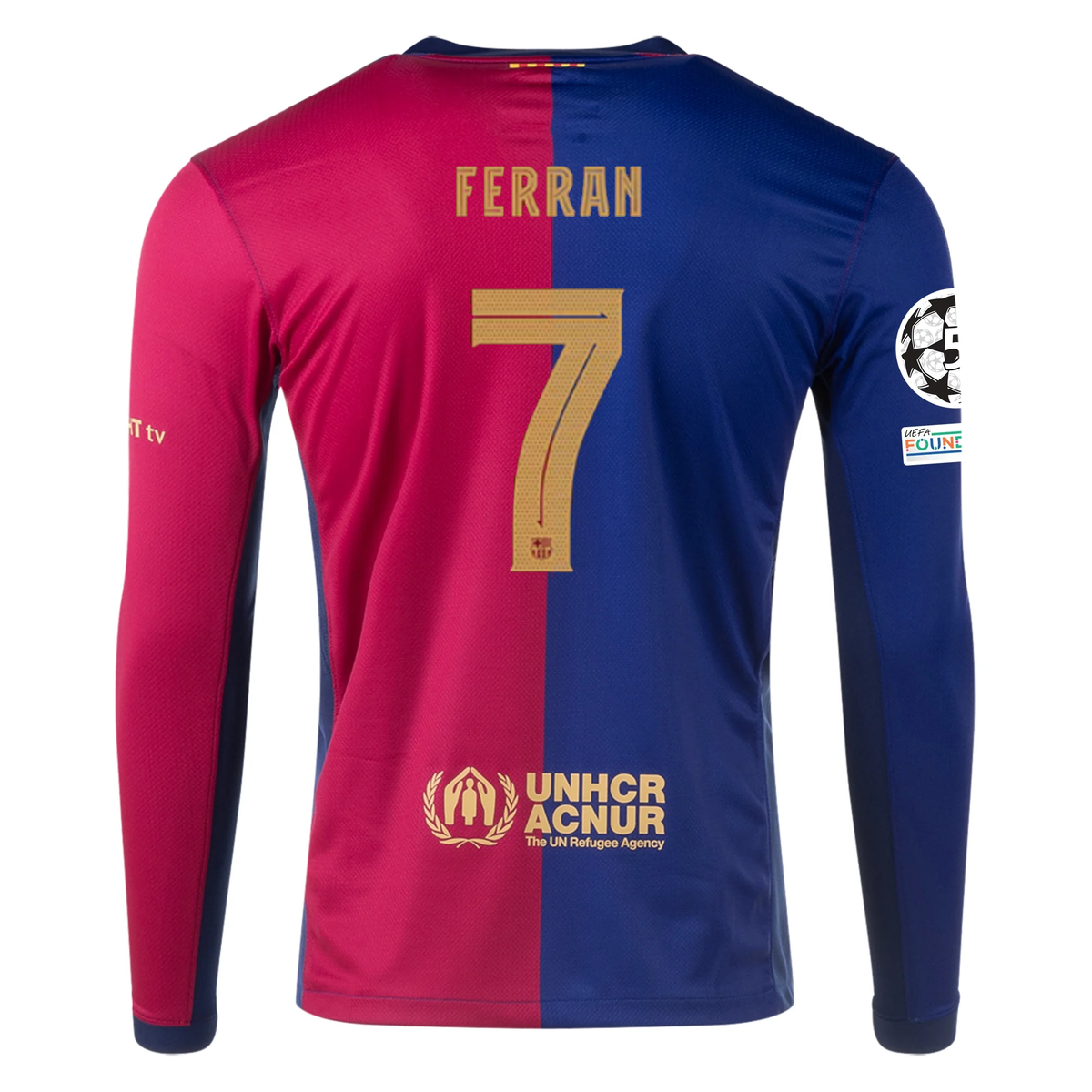 Barcelona home long sleeve jersey best sale