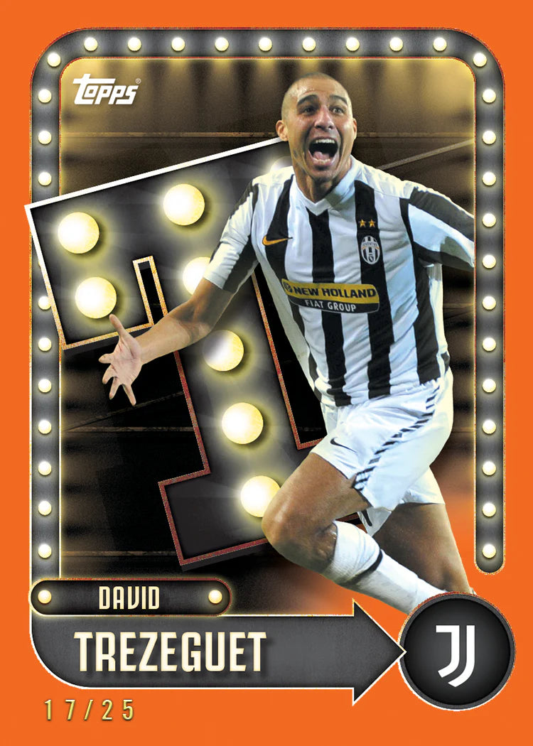 Topps Juventus 25/26 Collectors Tin Set Trading Cards (Black/White)
