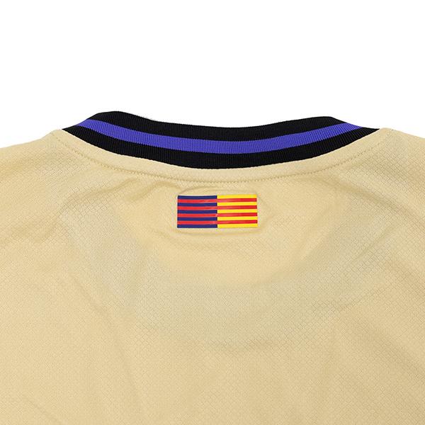 Nike Men's FC Barcelona Away Jersey 25/26 w/ Champions League Patches (Team Gold/Persion Violet/Black)