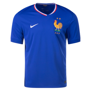 Nike France Home Jersey 24/25 (Bright Blue/University Red)