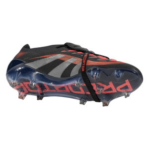 adidas Predator Elite FT FG Soccer Cleats (Black/Grey/Lucid Red)