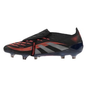 adidas Predator Elite FT FG Soccer Cleats (Black/Grey/Lucid Red)